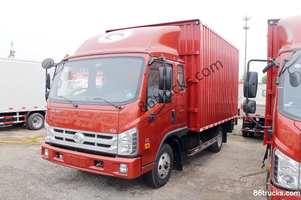 Foton Forland Kangrui H 95 ch 4X2(6 roues) camion léger fourgon à cabine avancée 4,165 m Extérieur (3) | 86Trucks