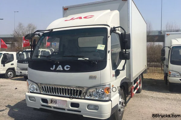 JAC Kangling 33 Wide Body 156 hp 4X2(6 wheels) 4.15m Single Row Van Light Truck Exterior (3) | 86Trucks