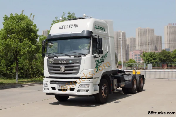 Union Truck E370 camion lourd 370 ch 6X4(10 roues) tracteur routier LNG Extérieur (3) | 86Trucks