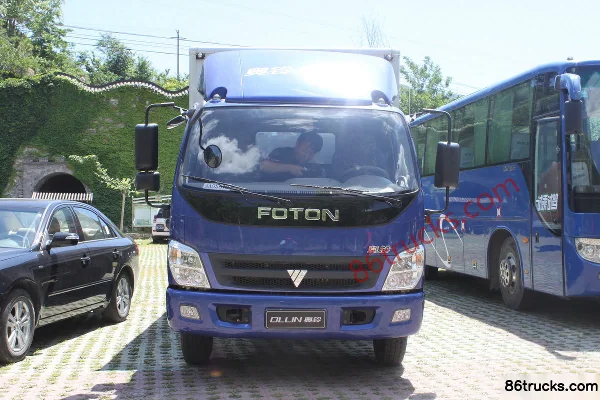 Foton Aoling CTX 154 ch 4X2(6 roues) camion porteur fourgon 4,8 m cabine avec couchette Extérieur (3) | 86Trucks