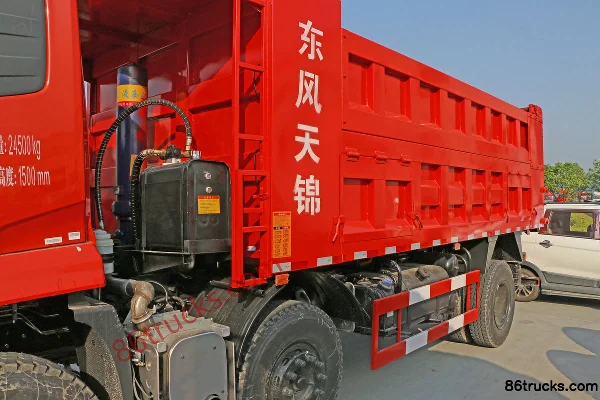 Dongfeng Commercial Vehicle Tianjin Heavy Truck 280hp 6X2(8 wheels) 6m Dump Truck Exterior (3) | 86Trucks