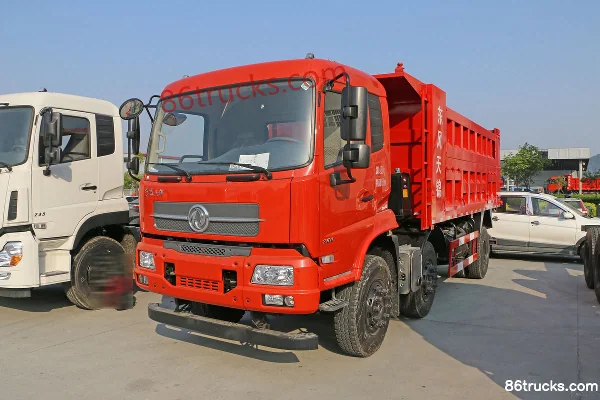 Dongfeng Commercial Vehicle Tianjin Heavy Truck 280hp 6X2(8 wheels) 6m Dump Truck Exterior (2) | 86Trucks