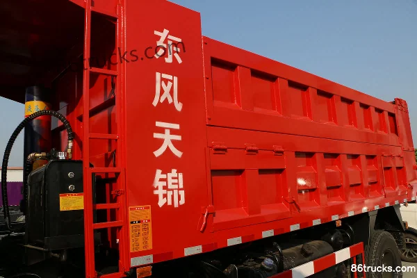 Dongfeng Commercial Vehicle Tianjin Heavy Truck 280hp 6X2(8 wheels) 6m Dump Truck Body (3) | 86Trucks