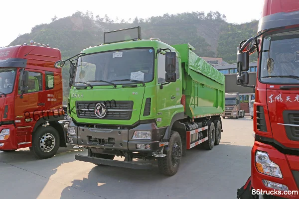 Dongfeng Commercial Vehicle Tianlong KC Heavy Truck 340 hp 6X4(10 wheels) 5.4m Dump Truck Exterior (3) | 86Trucks