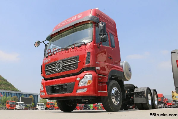 Dongfeng Commercial Vehicle Tianlong Heavy Truck 420 hp 6X4(10 wheels) LNG Tractor Truck Exterior (3) | 86Trucks