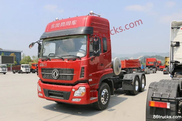 Dongfeng Commercial Vehicle Tianlong Heavy Truck 420 hp 6X4(10 wheels) LNG Tractor Truck Exterior (2) | 86Trucks