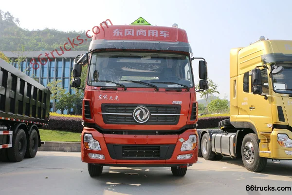 Dongfeng Commercial Vehicle Tianlong poids lourd version allégée 420 ch 6X4(10 roues) tracteur routier pour matières dangereuses Extérieur (