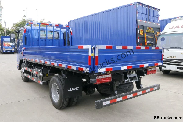 JAC Shuailing Q6 130 ch 4X2(6 roues) camion léger plateau à ridelles à cabine simple 4,18 m Carrosserie (2) | 86Trucks