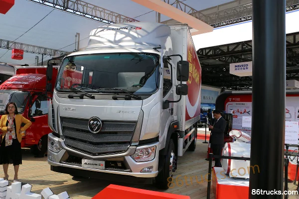 Foton Auman Série R Édition JD 182 ch 4X2(6 roues) 6,8 m Cabine avancée Camion porteur fourgon Extérieur (3) | 86Trucks