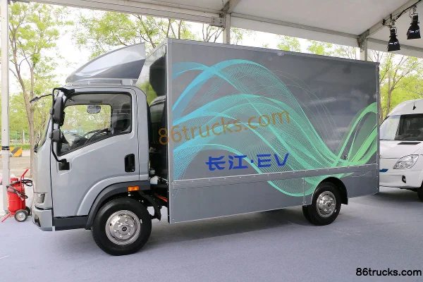 Changjiang M04 4,5 T 4,13 m camion logistique électrique pur à caisse 85,8 kWh 4X2(6 roues) Extérieur (3) | 86Trucks