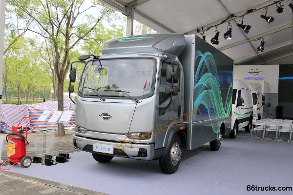 Changjiang M04 4,5 T 4,13 m camion logistique électrique pur à caisse 85,8 kWh 4X2(6 roues) Extérieur (2) | 86Trucks
