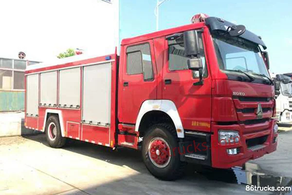 Sinotruk HOWO 320hp 4X2(6 wheels) Water Tank Fire Truck (Chengliwei Brand) (HXF5200GXFSG80/HW) Exterior