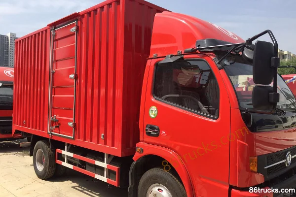 Dongfeng Captain K6-L 2018 Model 154 hp 4X2(6 wheels) 4.17m Single Row Box Light Truck Exterior (2) | 86Trucks