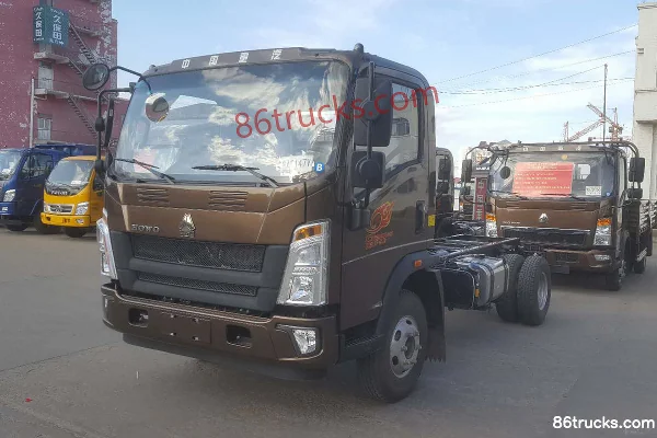 Sinotruk HOWO Tongshuai Standard Load Edition 148hp 4X2(6 wheels) 4.165m Single Row Flatbed Light Truck Exterior (2) | 86Trucks