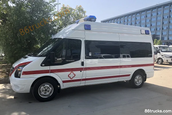 JMC New Generation 136hp 4X2(6 wheels) Ambulance (Chengliwei Brand) Exterior (3) | 86Trucks