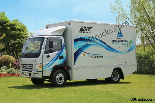 Pulant Dingfeng Luxury Edition 4.5T 4.22m Single Row Pure Electric Van Light Truck 93.3kWh 4X2(6 wheels) Exterior (2) | 86Trucks