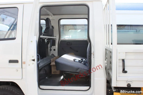 JMC Classic Shunda 116 ch 4X2(6 roues) camion léger plateau à ridelles cabine double 3,4 m (2) | 86Trucks