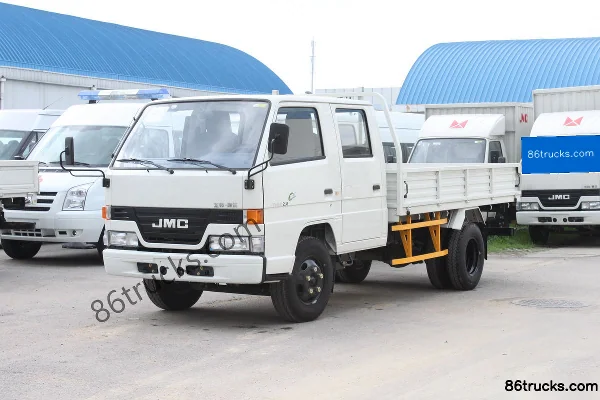 JMC Classic Shunda 116 ch 4X2(6 roues) camion léger plateau à ridelles cabine double 3,4 m Extérieur (2) | 86Trucks