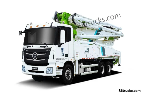Foton Laisa L9 400hp 6X4(10 wheels) 47m concrete pump truck (AumanGTL chassis) Exterior (2) | 86Trucks