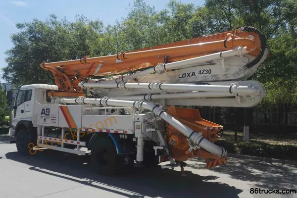Foton LESA A9 200 hp 4X2(6 wheels) 30m concrete pump truck (Foton chassis) Exterior (2) | 86Trucks