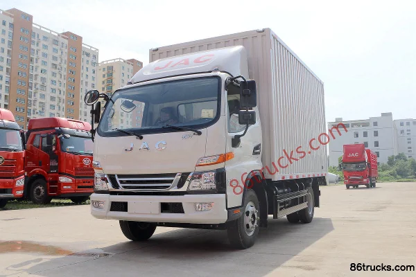 JAC Junling V6 152 hp 4X2(6 wheels) 4.18m single-row van light truck Exterior (3) | 86Trucks