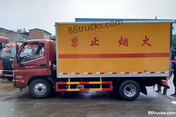 Foton Ollin CTX 141 ch 4X2(6 roues) camion de transport de matériel de démolition 4,05 m (marque Chengliwei) Extérieur (3) | 86Trucks