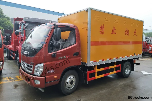 Foton Ollin CTX 141 ch 4X2(6 roues) camion de transport de matériel de démolition 4,05 m (marque Chengliwei) Extérieur (2) | 86Trucks