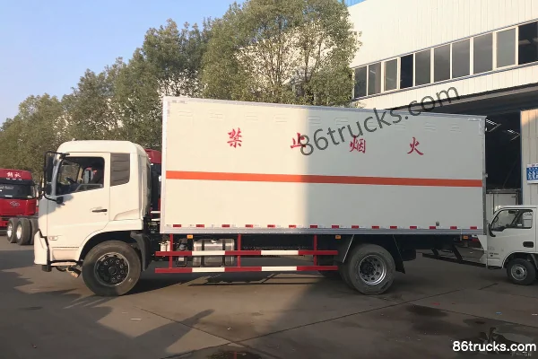 Dongfeng Commercial Vehicle Tianjin 210hp 4X2(6 wheels) 6.1m Explosive Transport Truck (Chengliwei Brand) Exterior (2) | 86Trucks