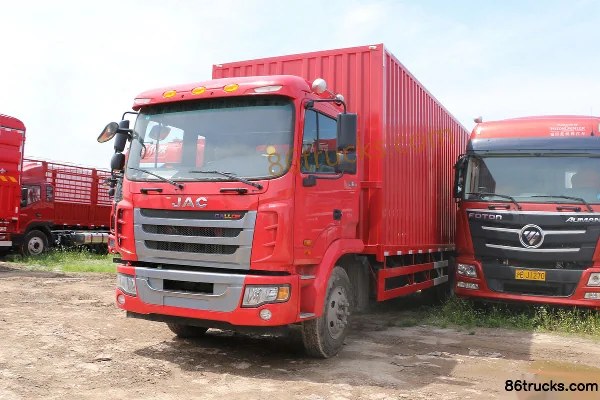 JAC Gallop K3L Medium Truck 185 hp 4X2(6 wheels) 7.8m Van Cargo Truck Exterior (3) | 86Trucks