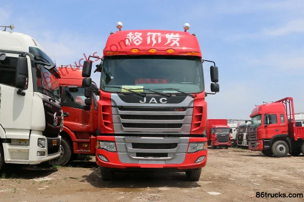 JAC Gallop K3X Heavy Truck Standard Load 260 hp 6X2(8 wheels) 9.5m Grille Cargo Truck Exterior (2) | 86Trucks