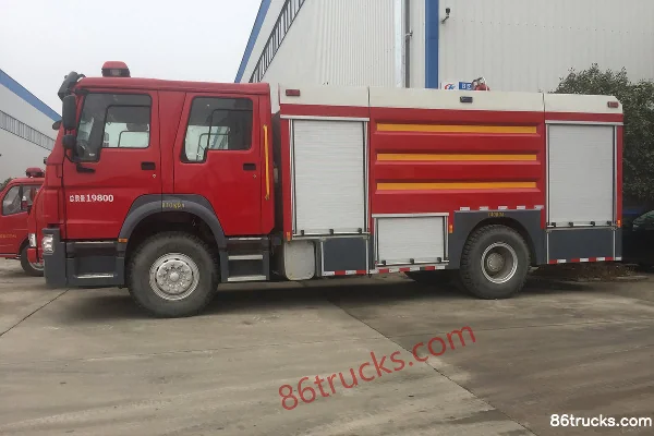 Sinotruk HOWO 280 ch 4X2(6 roues) camion citerne d'eau pour pompiers (marque Chengliwei) Extérieur (3) | 86Trucks