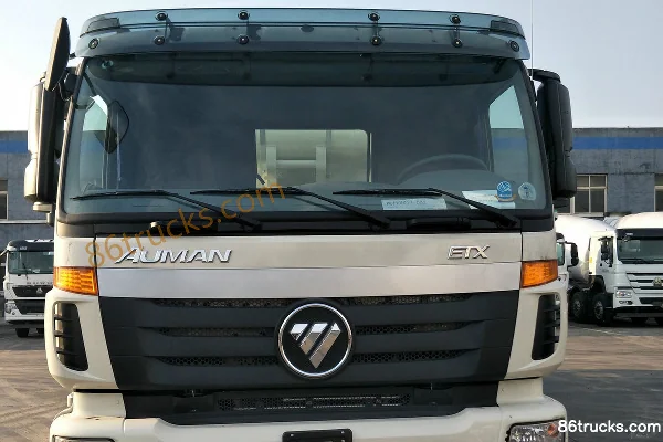 Foton Auman ETX 9 Series 375 hp 8X4(12 wheels) 5.61 m³ Concrete Mixer Truck Exterior (3) | 86Trucks