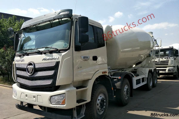 Foton Auman ETX 375 hp 8X4(12 wheels) 5.61 m³ Concrete Mixer Truck (Yate Heavy Industry Brand) Exterior (2) | 86Trucks