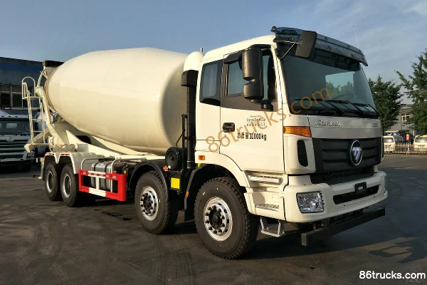 Foton Auman ETX 375 hp 8X4(12 wheels) 5.61 m³ Concrete Mixer Truck (Yate Heavy Industry Brand) Exterior