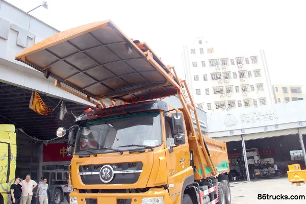Sinotruk Steyr D7B Heavy Truck 340hp 6X4(10 wheels) 5.6m Dump Truck Body (3) | 86Trucks