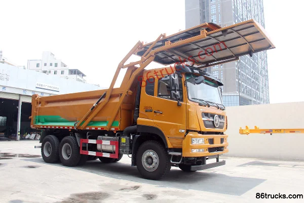 Sinotruk Steyr D7B Heavy Truck 340hp 6X4(10 wheels) 5.6m Dump Truck Body (2) | 86Trucks