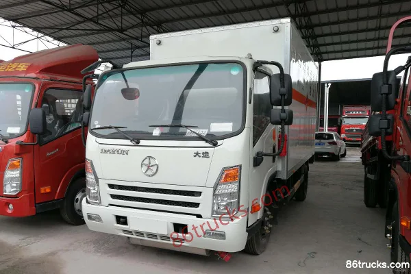 Dayun Aopuli 129 ch 4X2(6 roues) camion caisse pour gaz inflammables 4,14 m Extérieur (2) | 86Trucks