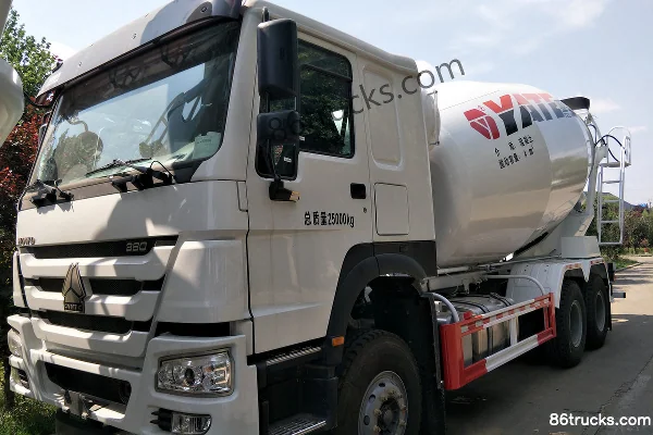 Sinotruk HOWO 380hp 6X4(10 wheels) 4m³ concrete mixer truck (Yate Heavy Industry) Exterior (2) | 86Trucks