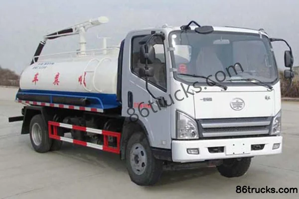 Shenhu Shenhu FAW Jiefang chassis suction/septic tank truck