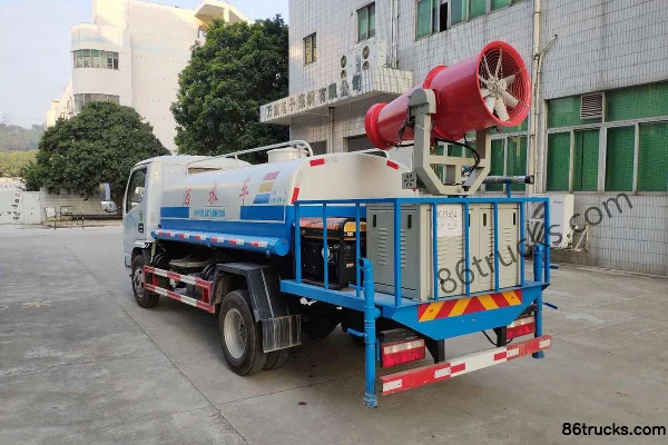 Dongfeng Furika F4 87 ch 4X2(6 roues) camion citerne d'arrosage (marque Hongyu) Extérieur (3) | 86Trucks