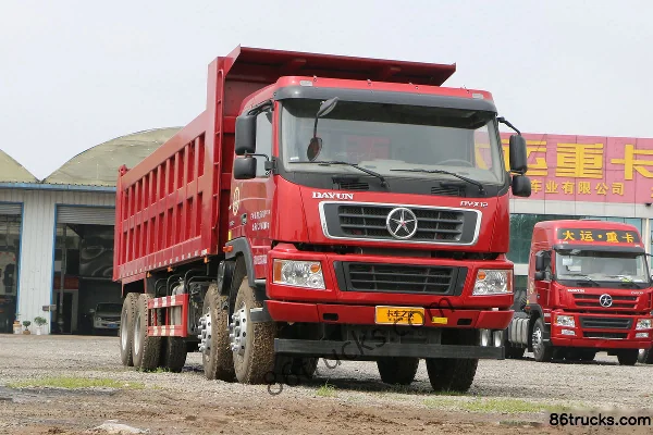 Dayun N8C heavy truck heavy-duty 375hp 8X4(12 wheels) 8.2m dump truck Exterior