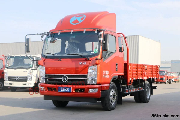Kama Kaijie M6 High Spec 129hp 4X2(6 wheels) 3.83m Semi-sleeper Flatbed Light Truck Exterior (3) | 86Trucks