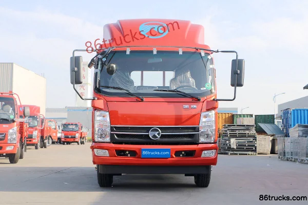Kama Kaijie M6 High Spec 129hp 4X2(6 wheels) 3.83m Semi-sleeper Flatbed Light Truck Exterior (2) | 86Trucks