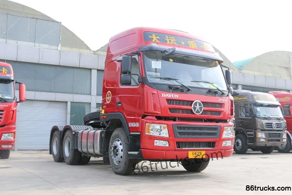 Dayun New N8E Heavy Truck 460 hp 6X4(10 wheels) CNG Tractor Truck (Hydraulic Retarder) Exterior