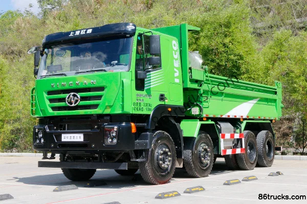 SAIC Hongyan New King Kong M500 Composite Edition 300hp 8X4(12 wheels) 5.6m Dump Truck Exterior (3) | 86Trucks