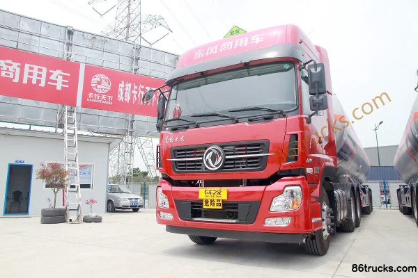 Dongfeng Commercial Vehicle Tianlong Heavy Truck Qihang Edition 450hp 6X4(10 wheels) Dangerous Goods Tractor Truck Exterior (3) | 86Trucks