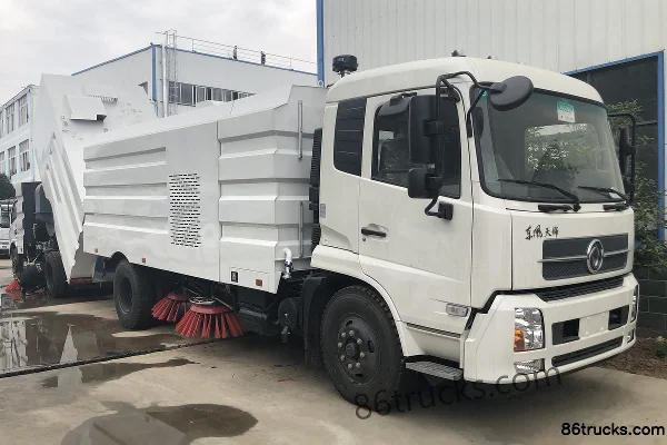 Dongfeng Commercial Vehicle Tianjin 210 ch 4X2(6 roues) balayeuse (marque Chengliwei) Extérieur (2) | 86Trucks