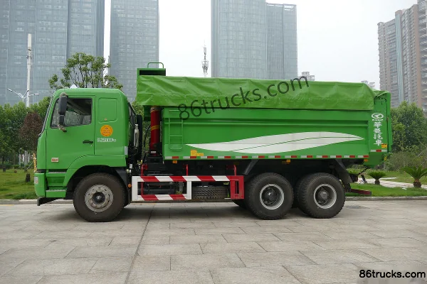 Hualing Heavy Truck 345hp 6X4(10 wheels) 5.4m Dump Truck Exterior (3) | 86Trucks