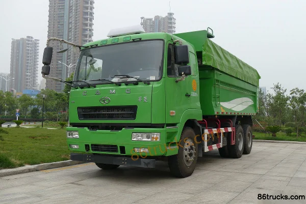 Hualing Heavy Truck 345hp 6X4(10 wheels) 5.4m Dump Truck Exterior (2) | 86Trucks