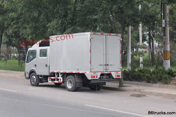 Zhengzhou Nissan Kapsuta 140 ch 4X2(6 roues) camion fourgon léger 3,1 m double cabine (empattement long) Extérieur (3) | 86Trucks
